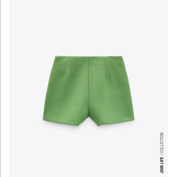 ZARA STRUCTURED SHORTS - Picture 11 of 13